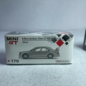 【送料無料】ホビー ・模型車・バイク レーシングカー メルセデスベンツエボリューションシルバー164 tsm minigt mercedes benz 190e 2516 evolution ii silver lhd mgt00170l|hokushin