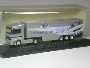 【送料無料】ホビー ・模型車・バイク レーシングカー トップヘルパメルセデスアクトロスセミビッグコンフォニtop herpa mercedes actros semi 100 years samp;g big conf orig