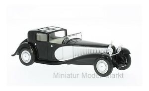 【送料無料】ホビー ・模型車・バイク レーシングカー ホワイトボックスブガッティタイプロイヤルブラックシルバー