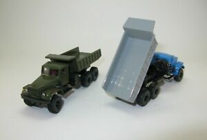【送料無料】ホビー ・模型車・バイク レーシングカー ダンパーティッパーkraz 255b 6x6 dumper tipper bfs gdr udssr 187 h0