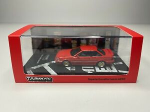【送料無料】ホビー ・模型車・バイク レーシングカー ターマックトヨタカローラレビンtarmac works 164 toyota corolla levin ae92 red