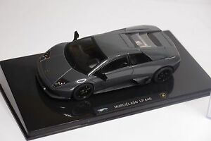 【送料無料】ホビー ・模型車・バイク レーシングカー ホットホイールランボルギーニムルシエラゴグレーhot wheels lamborghini murcielago lp 640 grey 143