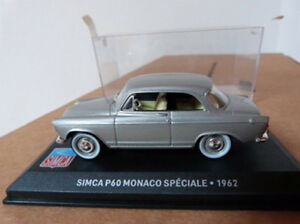 【送料無料】ホビー ・模型車・バイク レーシングカー シムカミニチュアモナコイソシムカsimca miniature 143 monaco p60 1962 specialixo the beautiful years simca