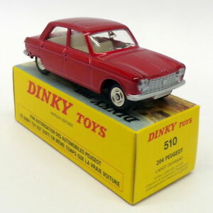 【送料無料】ホビー ・模型車・バイク レーシングカー ディンキーメタルカープジョーガラスアートdinky toys metal car peugeot 204 red with glass art 510