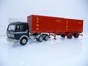 【送料無料】ホビー ・模型車・バイク レーシングカー herpa h0 187 mb 2638 container articulated xtra special model schluter top bnib