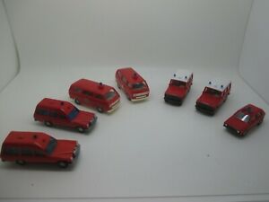 【送料無料】ホビー ・模型車・バイク レーシングカー ワイキングコンヴォルトモデルメルセデスシアーwiking konvolut 7x fire brigademodels vw and mercedes, including gmodell shear 140