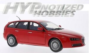 【送料無料】ホビー ・模型車・バイク レーシングカー モーターマックスアルファロメオモデルレッドmotormax 118 alfa romeo 159 sw model red 79166｜hokushin