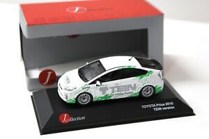 【送料無料】ホビー ・模型車・バイク レーシングカー コレクショントヨタプリウステインバージョンホワイト143 jcollection toyota prius tein version white 2010｜hokushin