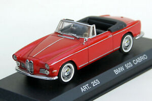 【送料無料】ホビー ・模型車・バイク レーシングカー カブリオレモデルレッドディテールカーズbmw 503 cabriolet model manufactured 19561960, m 143, red, detailcars, ovp｜hokushin