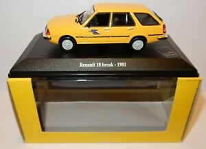 【送料無料】ホビー ・模型車・バイク レーシングカー ノレフルノーブレークポストボックスnorev renault 18 break 1981 posts post ptt 143 in luxury box|hokushin