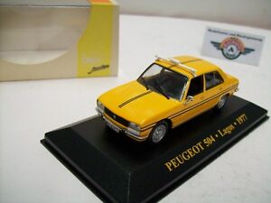 【送料無料】ホビー ・模型車・バイク レーシングカー プジョータクシーラゴスイエローpeugeot 504 taxi lagos 1977, yellow, ixo 143, ovp｜hokushin