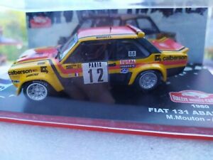 【送料無料】ホビー ・模型車・バイク レーシングカー フィアットアバルトエームラリーモンテカルロfiat 131 abarth 143 7eme rally monte carlo 1980