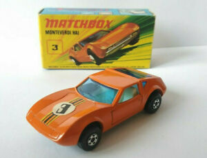 【送料無料】ホビー ・模型車・バイク レーシングカー マッチボックスレスニーモンテヴェルディハイmatchbox lesney no 3, monteverdi hai, 1960s