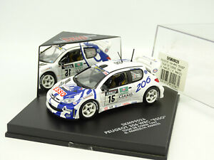 【送料無料】ホビー ・模型車・バイク レーシングカー スキッドプジョーラリーツールドコルスskid 143 peugeot 206 wrc rally tour de corse 1999 no 15