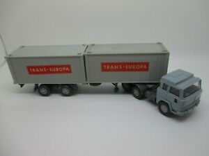 【送料無料】ホビー ・模型車・バイク レーシングカー wiking magirus semi container transeurope ssk63