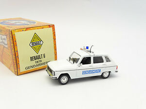 【送料無料】ホビー ・模型車・バイク レーシングカー ノレフハシェットルノージャンダルメリアnorev hachette 143 renault 6 gendarmeria 1979