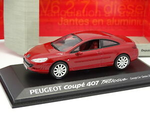 【送料無料】ホビー ・模型車・バイク レーシングカー プジョークーペプロローグロゼヴェnorev 143 peugeot 407 coupe prologue rosso geneve 2005