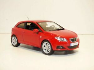 【送料無料】ホビー ・模型車・バイク レーシングカー シートイビサドアseat ibiza sc red 3 doors 143