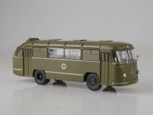【送料無料】ホビー ・模型車・バイク レーシングカー バスマガジンモディミオ143 bus laz695b military ambulance magazine modimio 1 special issue ussr