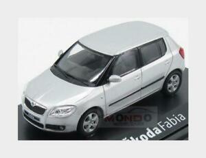 【送料無料】ホビー ・模型車・バイク レーシングカー シュコダファビアドアシルバーモデルバウskoda fabia ii 4door 2007 silver abrex 143 143ab008ab modellbau