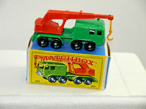 【送料無料】ホビー ・模型車・バイク レーシングカー マッチボックスシリーズホイールクレーンmatchbox series 30 8 wheel crane with box k44 23