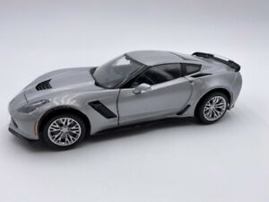 【送料無料】ホビー ・模型車・バイク レーシングカー シボレーコルベットシルバーchevrolet corvette z06 2019 silver