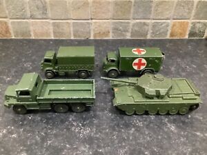 【送料無料】ホビー ・模型車・バイク レーシングカー ディンキージョブロットdinky toys military joblot of 4