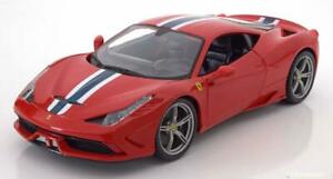 【送料無料】ホビー ・模型車・バイク レーシングカー ブブラゴフェラーリスペシャルレッド118 bburago ferrari 458 speciale 2014 red
