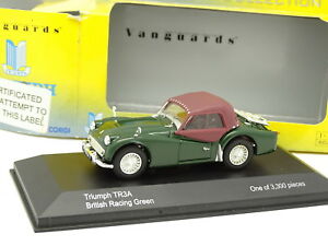 【送料無料】ホビー ・模型車・バイク レーシングカー ヴァンガードトライアンフヴェルデブルグvanguards 143 triumph tr3 a verde brg