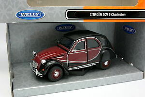 【送料無料】ホビー ・模型車・バイク レーシングカー ウェリーシトロエンチャールストンwelly 124 citroen 2cv 6 charleston