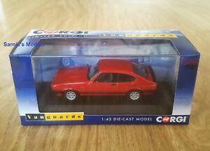 【送料無料】ホビー ・模型車・バイク レーシングカー コーギーヴァンガードフォードカプリスペシャルロッソレッドエドcorgi vanguards ford capri mk3 28i special, rosso red, ltded 1000 143