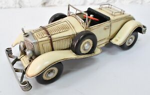【送料無料】ホビー ・模型車・バイク レーシングカー ヴィンテージメルセデスベンツソウチククラシックアートhandmade vintage 1927 mercedesbenz 680s torpedo saoutchik classic art｜hokushin 15,826円