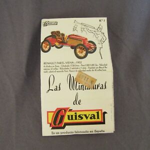 【送料無料】ホビー ・模型車・バイク レーシングカー ページ173f folding toys guisval around 1970 of 10 pages 7,7 x 13,5 cm