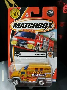 【送料無料】ホビー ・模型車・バイク レーシングカー マッチボックスメディック2002 matchbox ambulance medic 50th anniversary a46