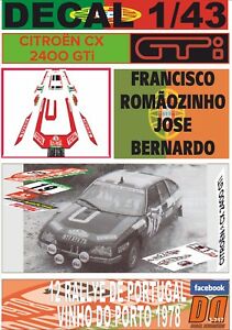 【送料無料】ホビー ・模型車・バイク レーシングカー デカールシトロエンポルトガル