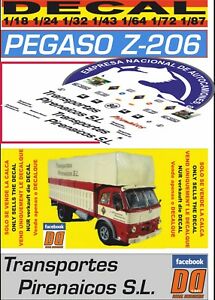 【送料無料】ホビー ・模型車・バイク レーシングカー デカールペガサスピレネーウスカdecal pegasus z206 transport pyrenees huesca 1964 01
