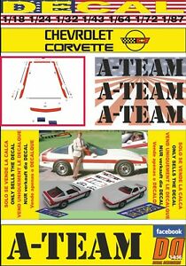 【送料無料】ホビー ・模型車・バイク レーシングカー デカールチームシボレーコルベットdecal ateam chevrolet corvette 1984 01