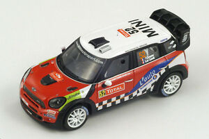 【送料無料】ホビー ・模型車・バイク レーシングカー スパークミニジョンクーパーラリーモンテカルロベルspark mini john cooper works 52 7th rally montecarlo 2012 bell, s3350 143