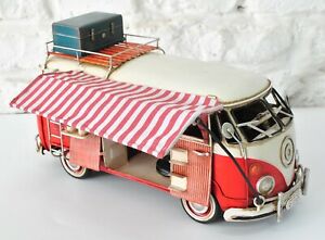 【送料無料】ホビー ・模型車・バイク レーシングカー ヨーロッパブリキプレートレトロヴィンテージファンコンビgood european finery tin plate retrovintage decorative van kombi 118