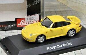 【送料無料】ホビー ・模型車・バイク レーシングカー ポルシェターボイエローシューコポルシェターボporsche 993 turbo yellow schuko 143 porsche 911 turbo