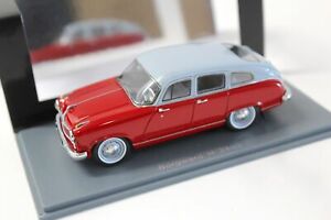 【送料無料】ホビー ・模型車・バイク レーシングカー ネオボルグワードハンサレッドグレー143 neo borgward hansa 2400 redgrey 1955