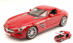 【送料無料】ホビー ・模型車・バイク レーシングカー メルセデスモデルマイストmercedes sls amg 2010 red 118 model 36196r maisto