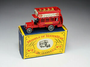 【送料無料】ホビー ・模型車・バイク レーシングカー oマッチボックスモデルタイプロンドンバスボックスmatchboxmodels of yesteryearno 2 b type london bus in box