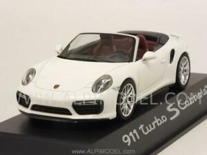 【送料無料】ホビー ・模型車・バイク レーシングカー ポルシェターボカブリオレホワイトポルシェプロモヘルパporsche 911 turbo s cabriolet 2015 white porsche promo 143 herpa wap0201340g