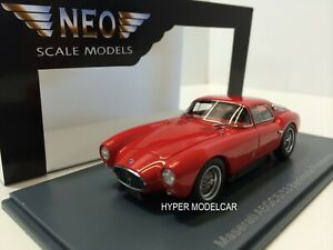 【送料無料】ホビー ・模型車・バイク レーシングカー ネオスケールモデルマセラティベルリネッタピニンファリーナレッドアートneo scale models 143 maserati a6gcs53 berlinetta pininfarina red artneo45662