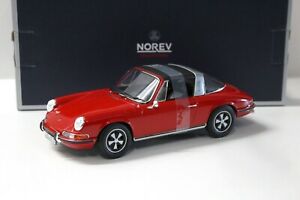 【送料無料】ホビー ・模型車・バイク レーシングカー ノレフポルシェタルガレッド118 norev porsche 911 t targa 22l 1971 red