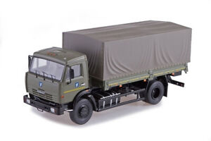 【送料無料】ホビー ・模型車・バイク レーシングカー テントロシアкамазssm ssm1271 143 kamaz 43253 onboard with tent ussr russian car камаз 43253