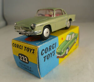 【送料無料】ホビー ・模型車・バイク レーシングカー コーギールノーフロリドレアcorgi gb 222 renault floride rare used in box 1964 rare