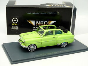 【送料無料】ホビー ・模型車・バイク レーシングカー ネオオペルオリンピアカブリオリムシナヴェルデneo 143 opel olympia cabrio limusina verde