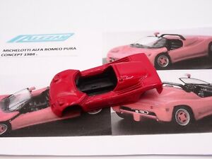 【送料無料】ホビー ・模型車・バイク レーシングカー モデルキットミシュロッティアルファロメオプラchestnut models kit 143 painted michelotti alfa romeo pura 1988